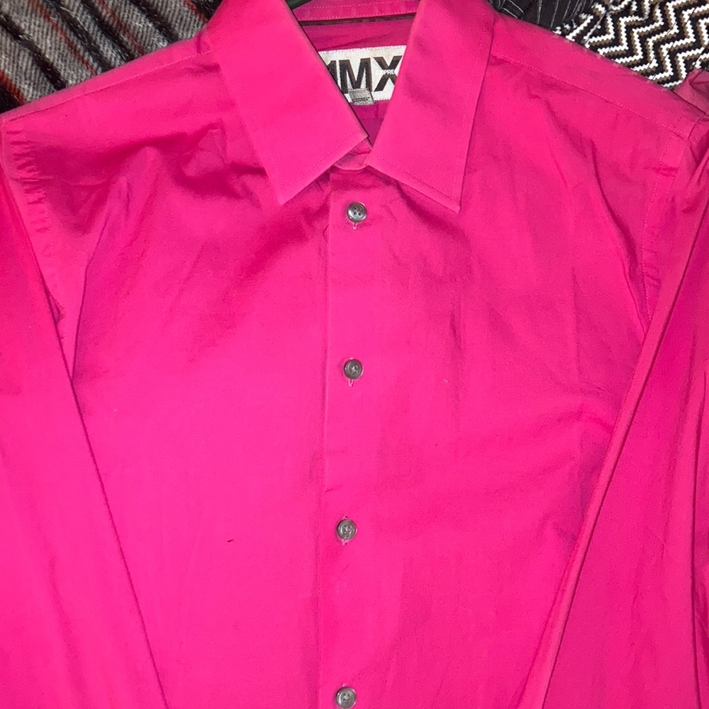 MENS EXPRESS 1MX BUTTON UP DRESS SHIRT
